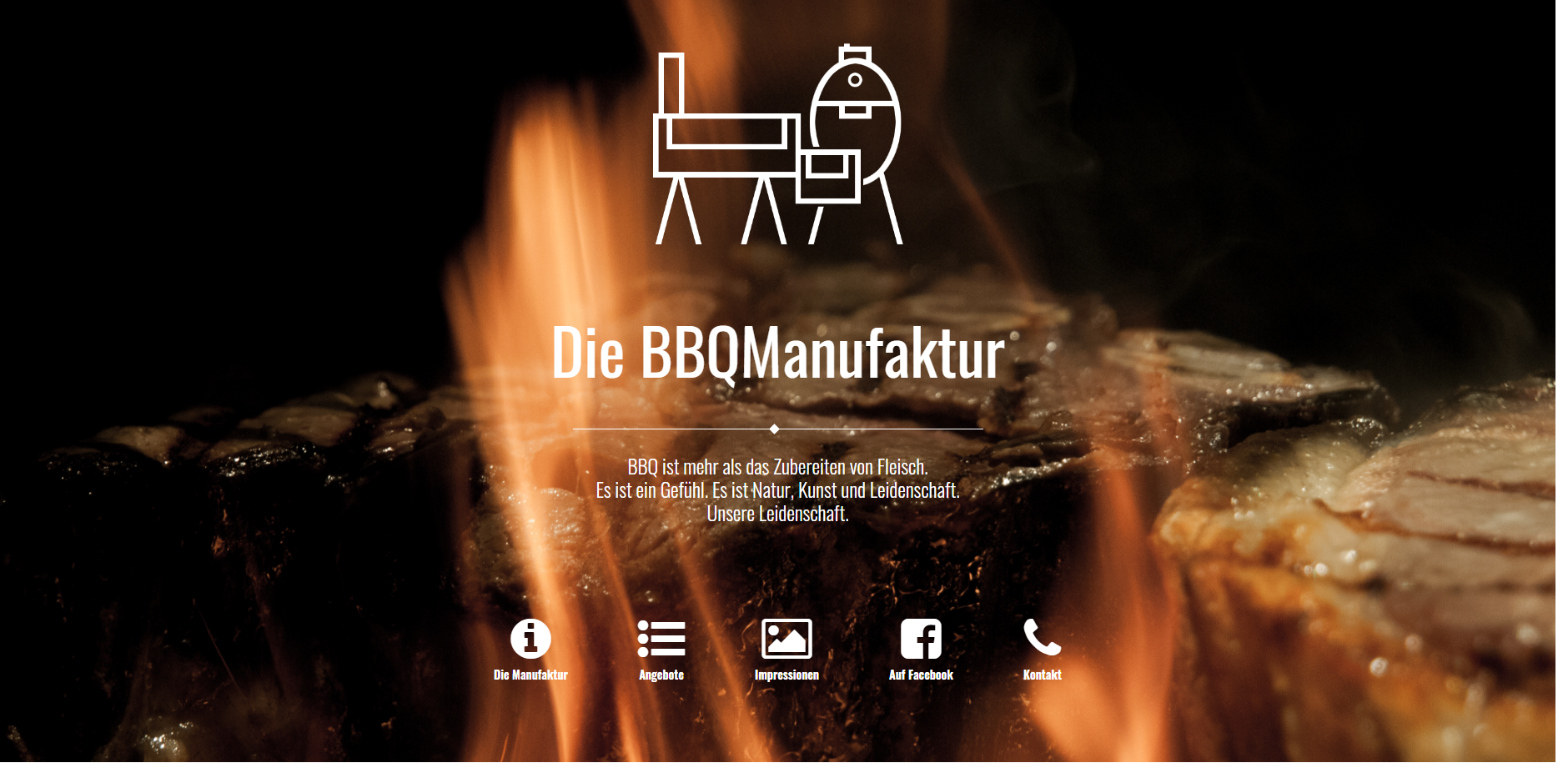 Webseite von <br>BBQManufaktur.de