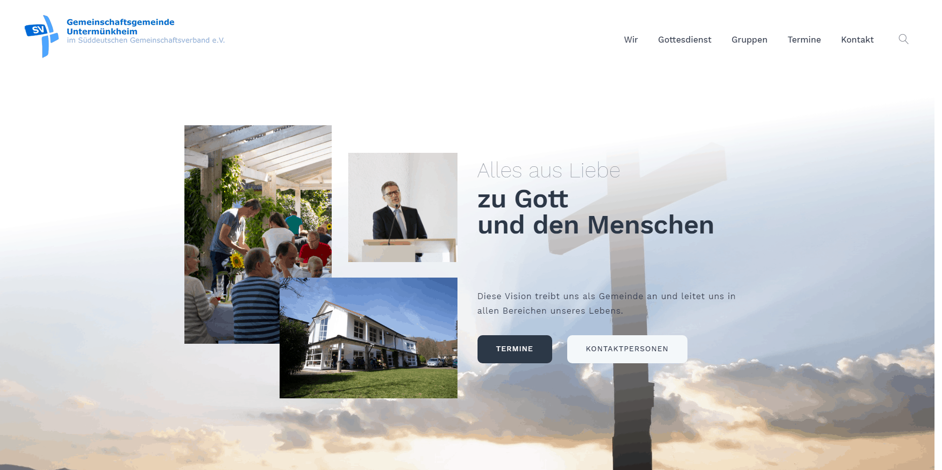Webseite der<br> Gemeinschaftsgemeinde Untermünkheim